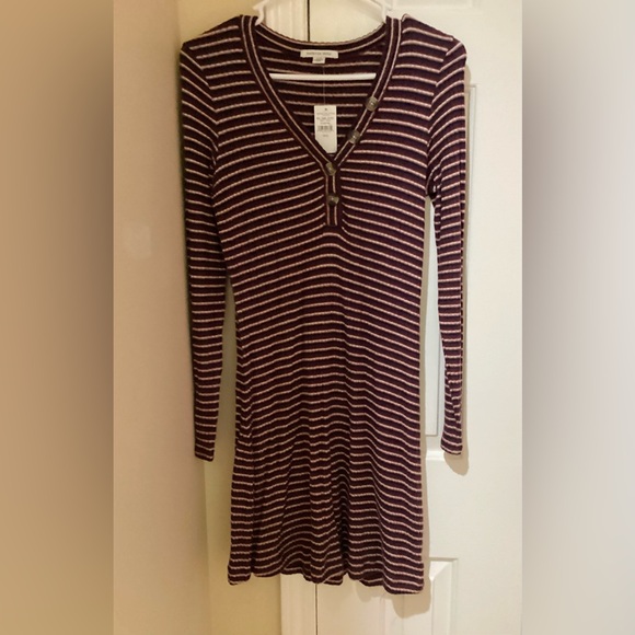 🆕🔥AMERICAN EAGLE 🦅 SUPER STYLISH&EXTREMELY SOFT/FLOWING MIDI DRESS LONGSLEEVE - Picture 13 of 13